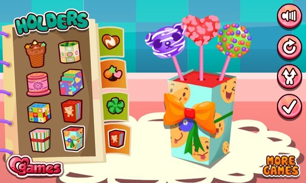 game học Làm kẹo mút socola game hoc lam keo mut socola