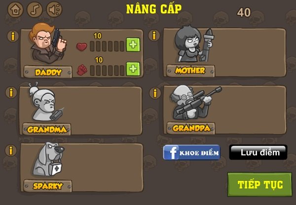 game Biệt đội bắn thây ma quái vật zombie game Biet doi ban thay ma quai vat zombie