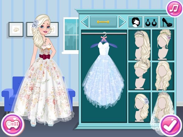 game Đám cưới của công chúa Elsa và Anna game Dam cuoi cua cong chua Elsa va Anna