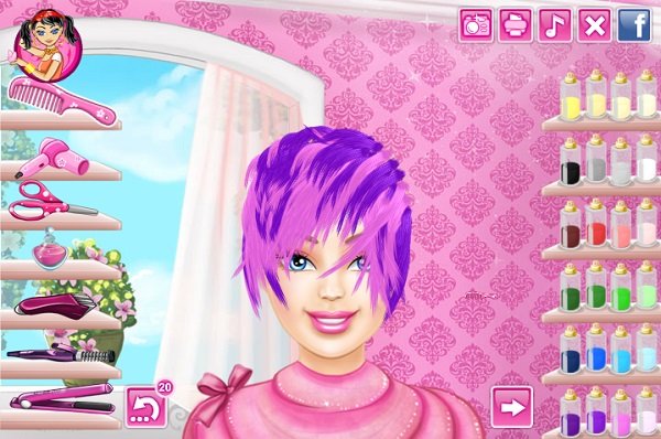 game Làm tóc cho búp bê Barbie miễn phí game Lam toc cho bup be Barbie mien phi