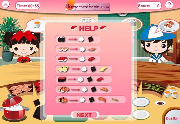 game Nhà hàng sushi bận rộn hay nhất game Nha hang sushi ban ron hay nhat