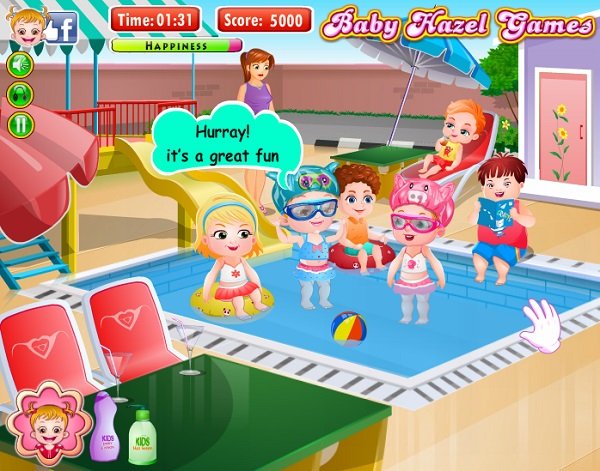 game em bé Hazel đi chơi công viên nước game em be Hazel di choi cong vien nuoc