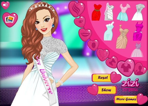 game thời trang Hoa hậu hoàn vũ 2017 game thoi trang Hoa hau hoan vu 2017