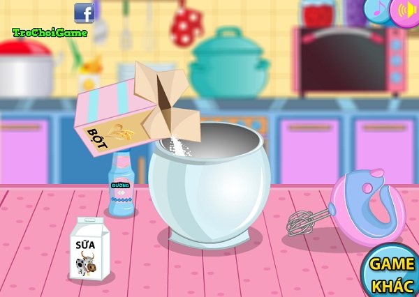 game Bánh kem mừng năm mới 2018 game Banh kem mung nam moi 2018