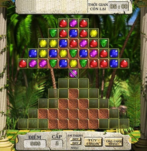 game Kim cương cổ điển bejeweled 2017 game Kim cuong co dien bejeweled 2017