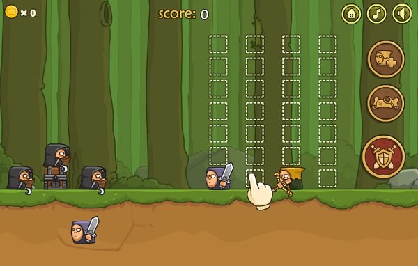 game Người lùn dũng cảm tấn công game Nguoi lun dung cam tan cong