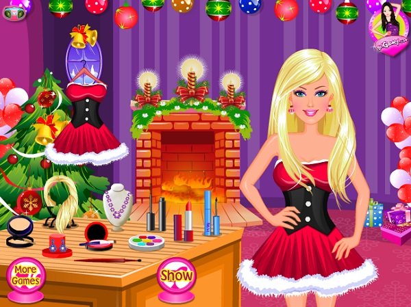 game Trang điểm giáng sinh hình ảnh 3 game Trang diem giang sinh hinh anh 3