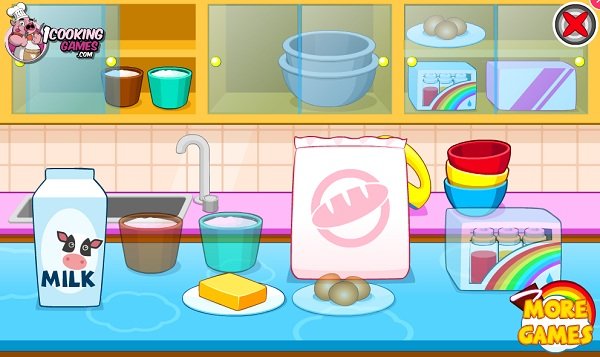 game Làm bánh cầu vồng nhiều màu game Lam banh cau vong nhieu mau