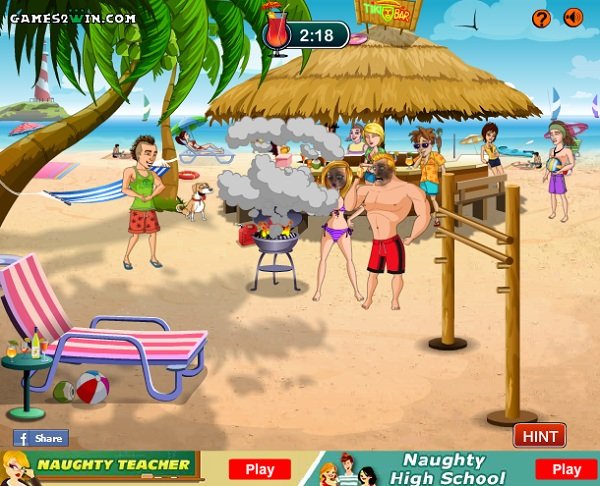 game Chọc phá người đẹp ở bãi biển hình ảnh 2 game Choc pha nguoi dep o bai bien hinh anh 2