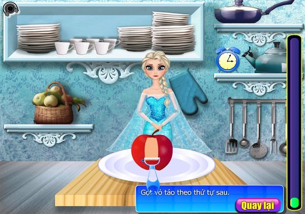 game Elsa làm bánh táo hình ảnh 1 game Elsa lam banh tao hinh anh 1