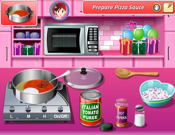 game Làm bánh pizza tình yêu hình ảnh 2 game Lam banh pizza tinh yeu hinh anh 2