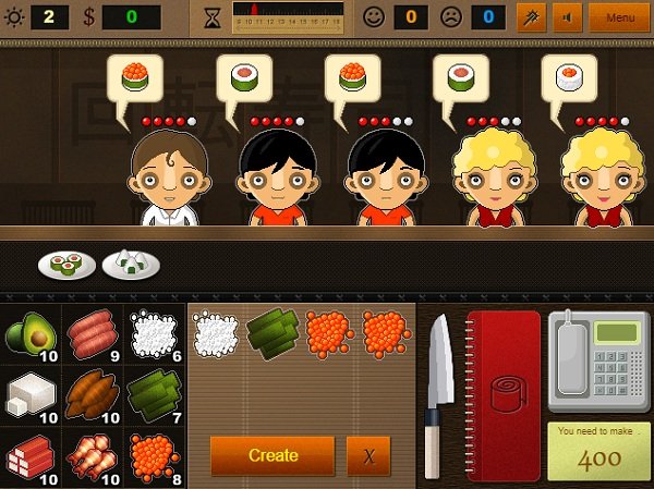 game Nhà hàng sushi 2 hình ảnh 2 game Nha hang sushi 2 hinh anh 2