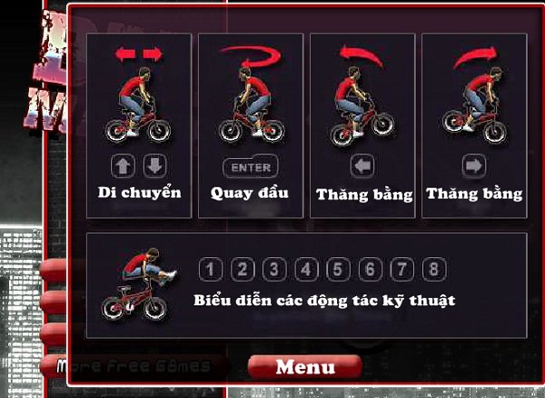 game Biểu diễn xe đạp bmx xgame game Bieu dien xe dap bmx xgame