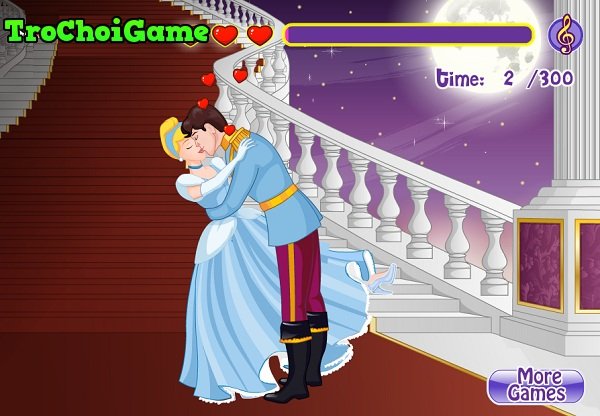 game Công chúa lọ lem và hoàng tử hôn nhau hình ảnh 1 game Cong chua lo lem va hoang tu hon nhau hinh anh 1