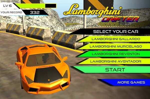 game Siêu xe Lamborghini 3d game Sieu xe Lamborghini 3d