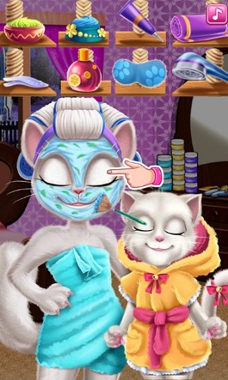 game Làm đẹp cho mèo Angela hình ảnh 1 game Lam dep cho meo Angela hinh anh 1
