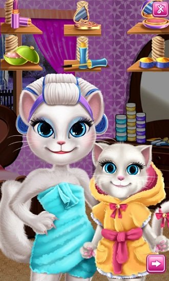game Làm đẹp cho mèo Angela hình ảnh 2 game Lam dep cho meo Angela hinh anh 2
