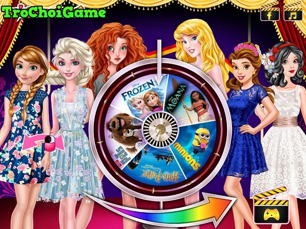 game Công chúa đi xem phim hình ảnh 3 game Cong chua di xem phim hinh anh 3