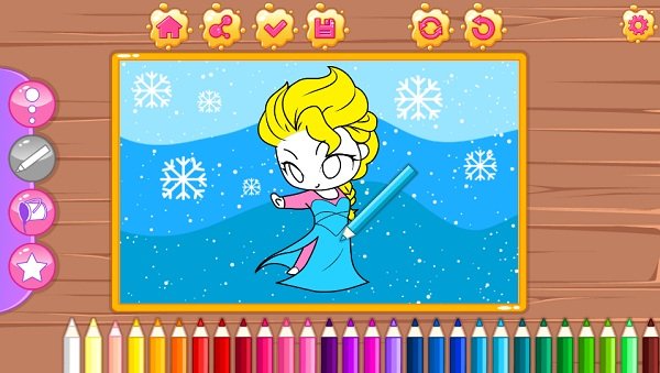 game Tô màu công chúa chibi elsa bạch tuyết belle jasmine rapunzel game To mau cong chua chibi elsa bach tuyet belle jasmine rapunzel