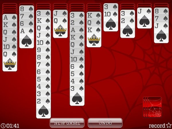 game Xếp bài nhện cho máy tính pc android iphone game Xep bai nhen cho may tinh pc android iphone