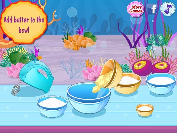 game Làm bánh nàng tiên cá hình ảnh 1 game Lam banh nang tien ca hinh anh 1