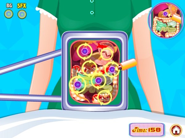 game Phẫu thuật bụng cho Elsa hình ảnh 3 game Phau thuat bung cho Elsa hinh anh 3