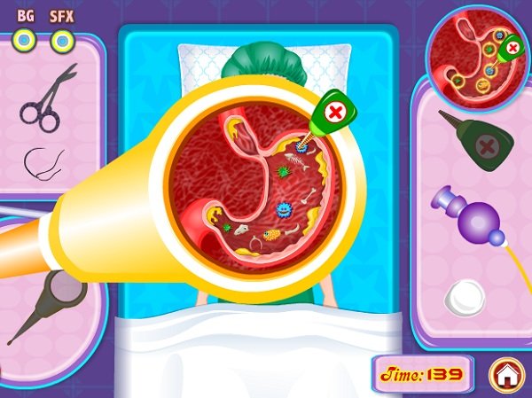 game Phẫu thuật bụng cho Elsa hình ảnh 4 game Phau thuat bung cho Elsa hinh anh 4