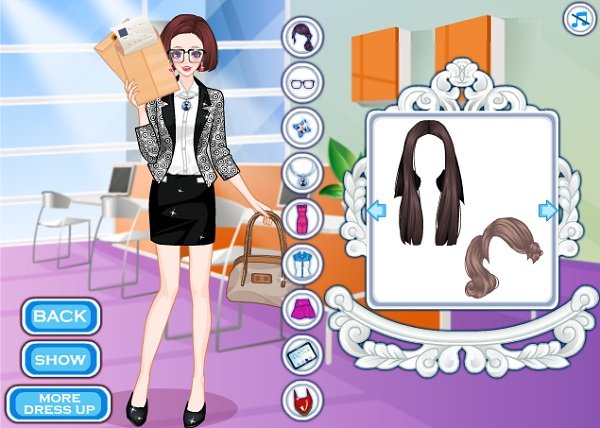 game Thời trang công sở nữ mùa hè game Thoi trang cong so nu mua he