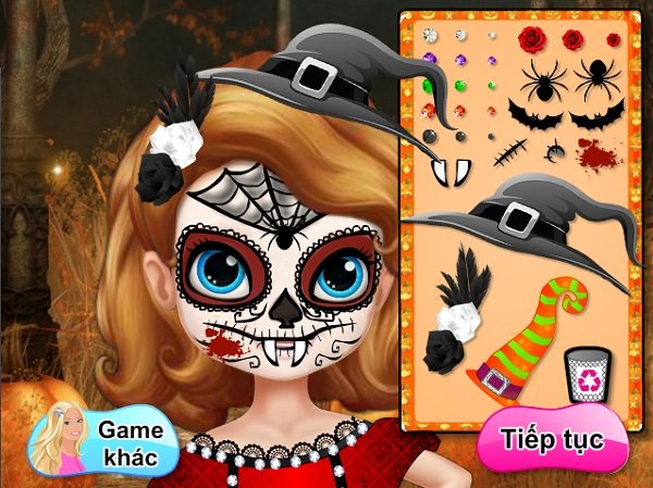 game Trang điểm halloween Sofia đệ nhất game Trang diem halloween Sofia de nhat