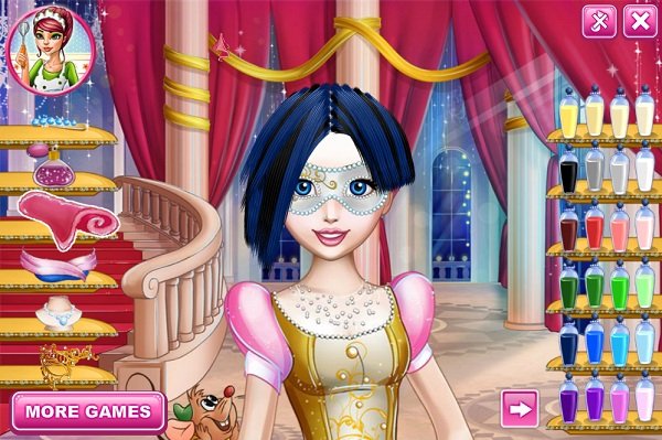 game Làm tóc cho công chúa tóc mây hình ảnh 3 game Lam toc cho cong chua lo lem hinh anh 3