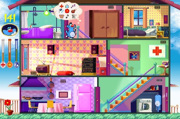 game Ngôi nhà của Oggy hình ảnh 1 game Ngoi nha cua Oggy hinh anh 1
