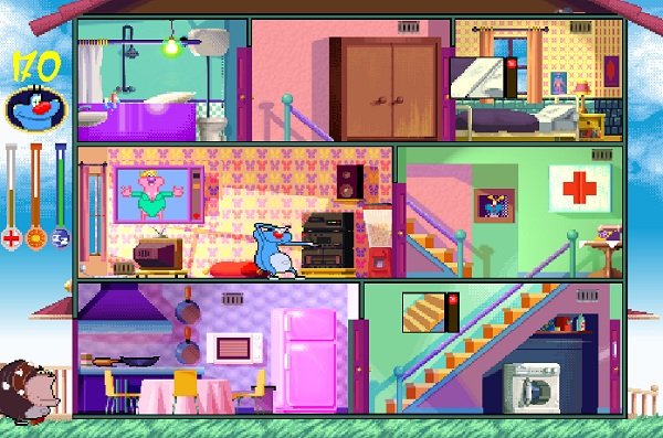 game Ngôi nhà của Oggy hình ảnh 2 game Ngoi nha cua Oggy hinh anh 2