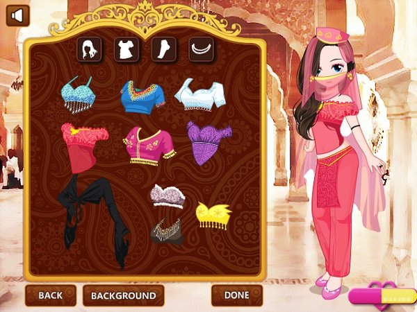 game Thời trang công chúa Ấn Độ hình ảnh 2 game Thoi trang cong chua An Do hinh anh 2