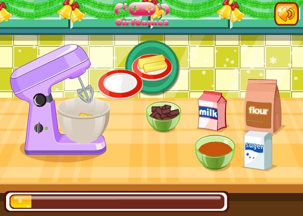 game Làm bánh socola giáng sinh hình ảnh 1 game Lam banh socola giang sinh hinh anh 1