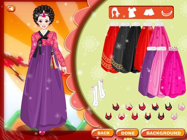game Thời trang Hàn Quốc hanbok game Thoi trang Han Quoc hanbok