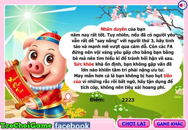 game Xem bói đầu năm 2019 game Xem boi dau nam 2019