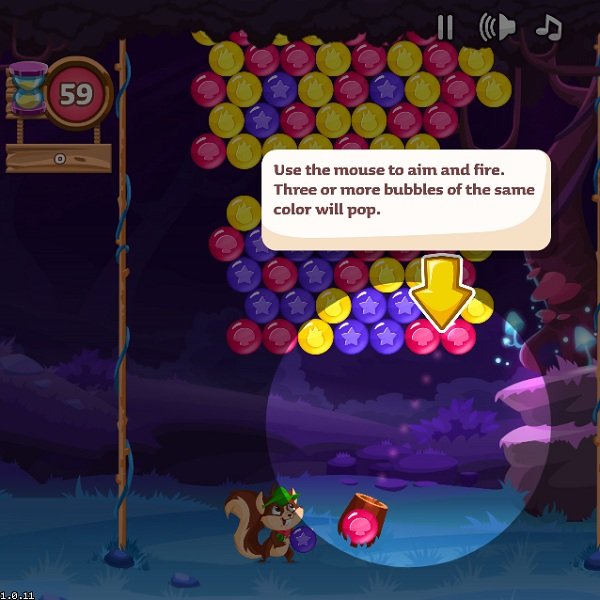 game Bắn bóng rừng xanh hình ảnh 1 game Ban bong rung xanh hinh anh 1