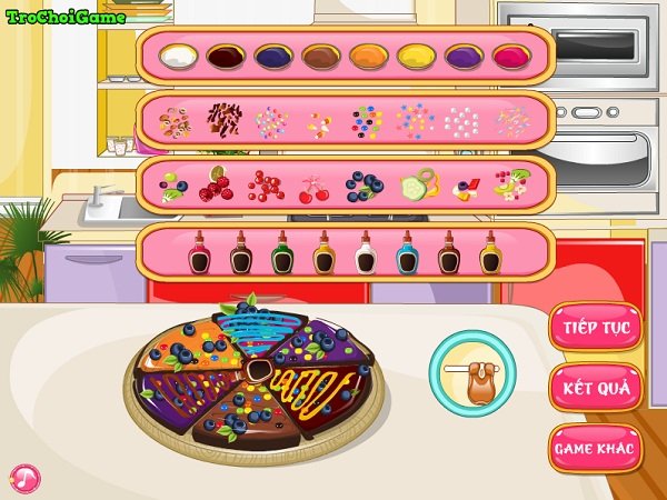 game Làm bánh pizza socola hình ảnh 3 game Lam banh pizza socola hinh anh 3