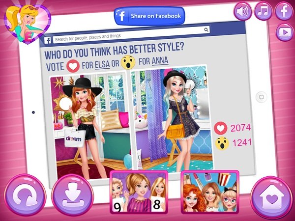 game Elsa và Anna thi thời trang hình ảnh 3 game Elsa va Anna thi thoi trang hinh anh 3