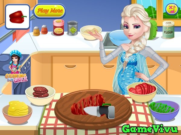 game Elsa làm bánh pizza hình ảnh 1 game Elsa lam banh pizza hinh anh 1