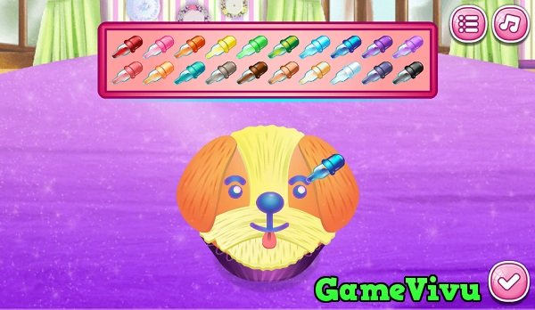 game Bánh kem hình cún con hình ảnh 3 game Banh kem hinh cun con hinh anh 3