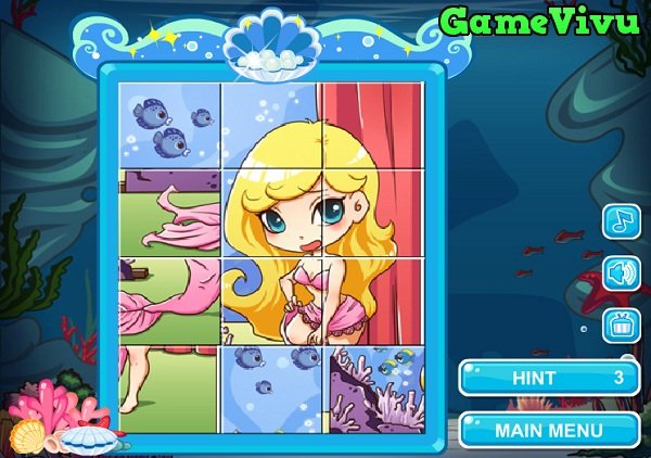 game Ghép hình nàng tiên cá hình ảnh 1 game Ghep hinh nang tien ca hinh anh 1
