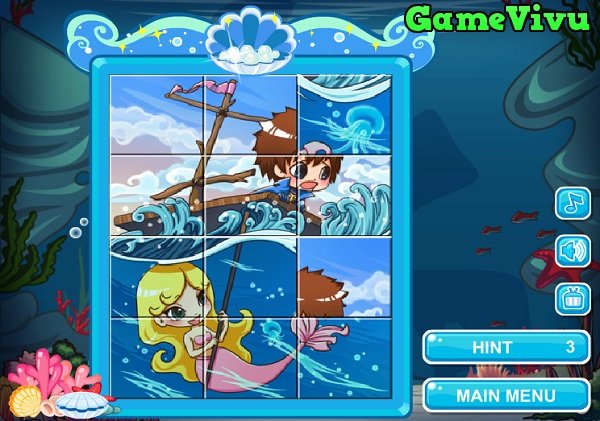 game Ghép hình nàng tiên cá hình ảnh 2 game Ghep hinh nang tien ca hinh anh 2