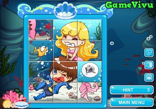 game Ghép hình nàng tiên cá hình ảnh 3 game Ghep hinh nang tien ca hinh anh 3