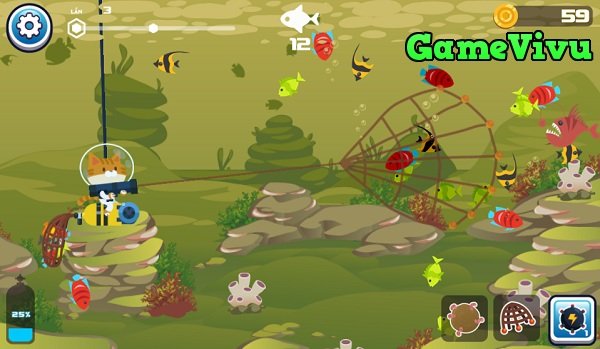 game Mèo đi câu cá hình ảnh 2 game Meo di cau ca hinh anh 2