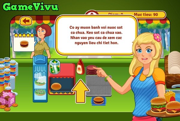 game Tiệm bánh hamburger hình ảnh 1 game Tiem banh hamburger hinh anh 1