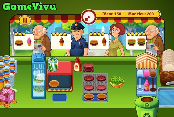 game Tiệm bánh hamburger hình ảnh 3 game Tiem banh hamburger hinh anh 3
