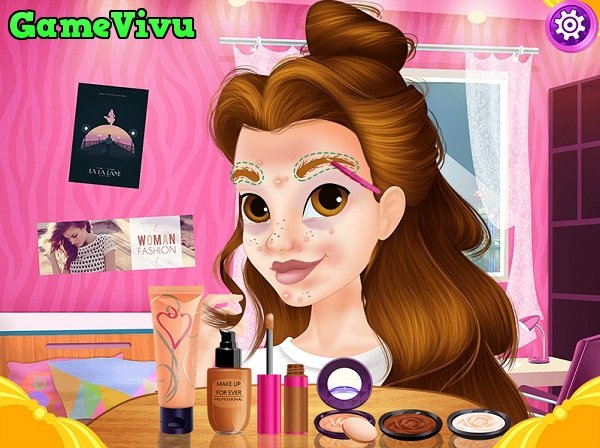 game Trang điểm công chúa Belle hình ảnh 1 game Trang diem cong chua Belle hinh anh 1