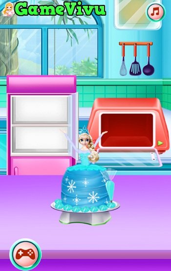game Làm bánh sinh nhật Elsa và Anna hình ảnh 2 game Lam banh sinh nhat Elsa va Anna hinh anh 2