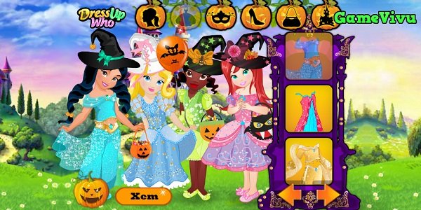 game Công chúa hóa trang Halloween hình ảnh 1 game Cong chua hoa trang Halloween hinh anh 1